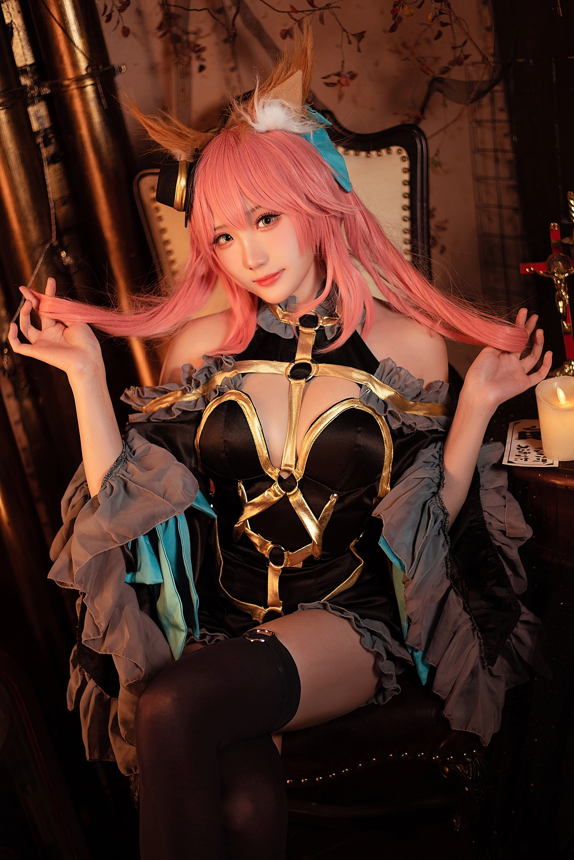 瓜希酱 - NO.51 玉藻前 漆黑魔术服 1