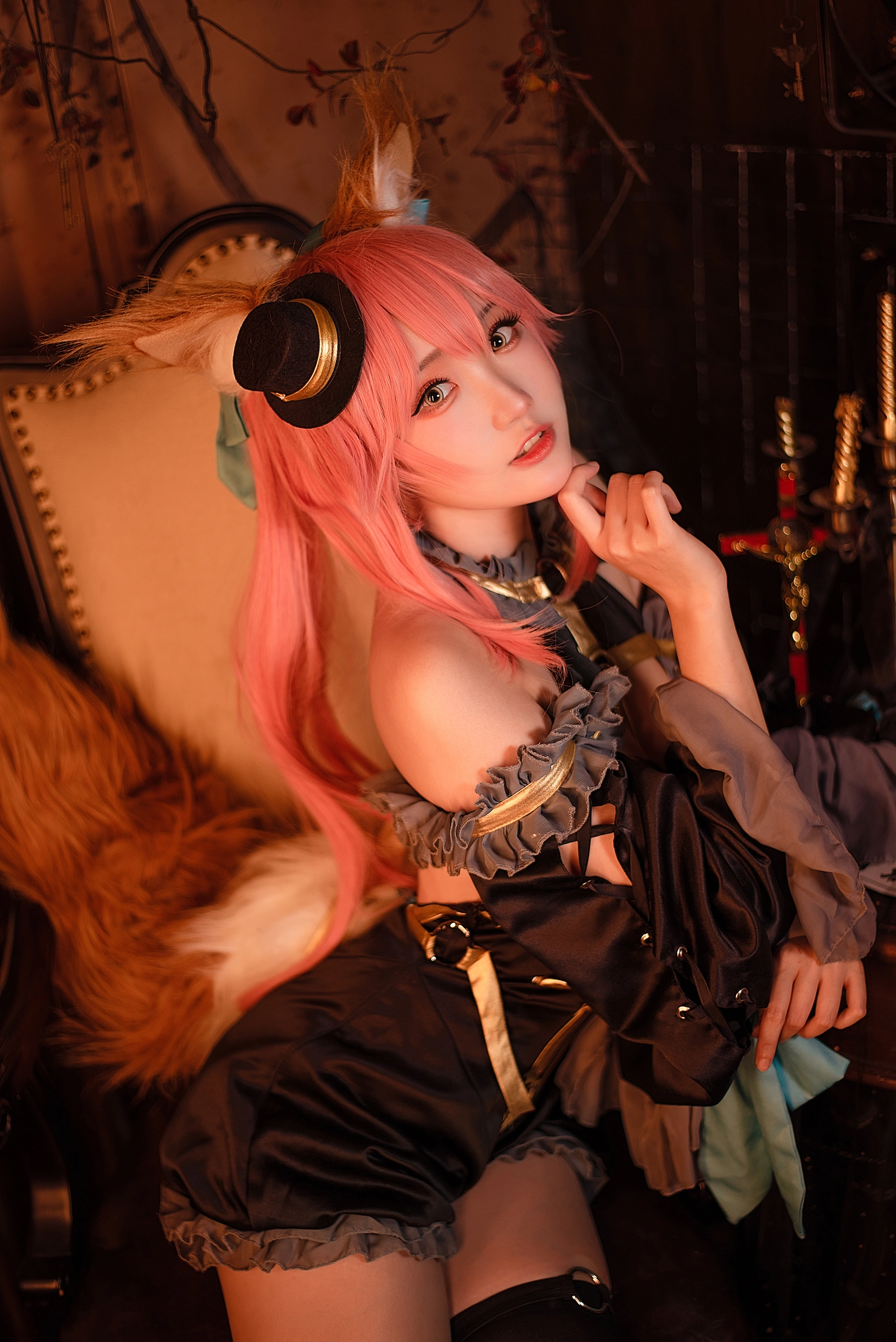 瓜希酱 - NO.51 玉藻前 漆黑魔术服 2