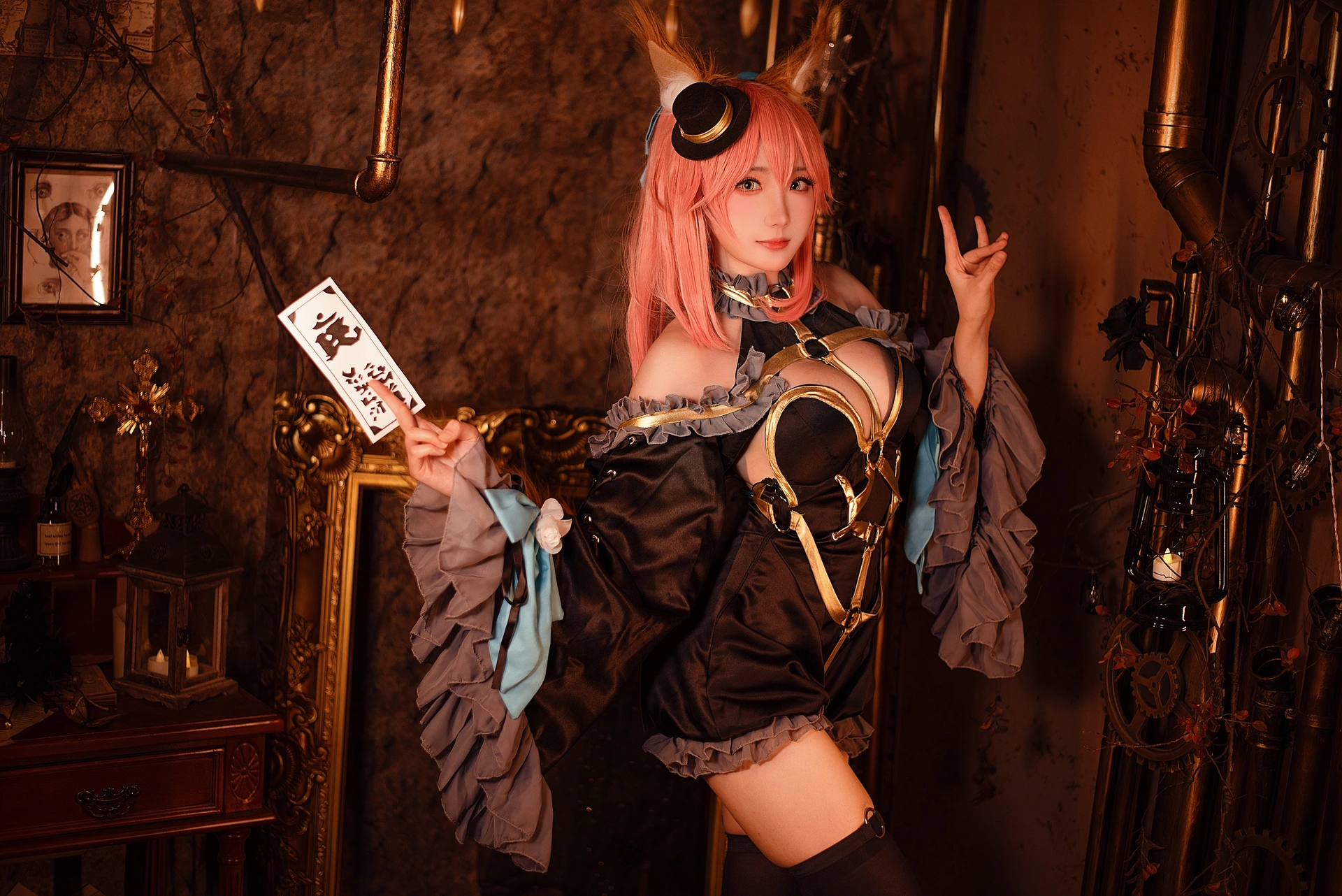 瓜希酱 - NO.51 玉藻前 漆黑魔术服 3