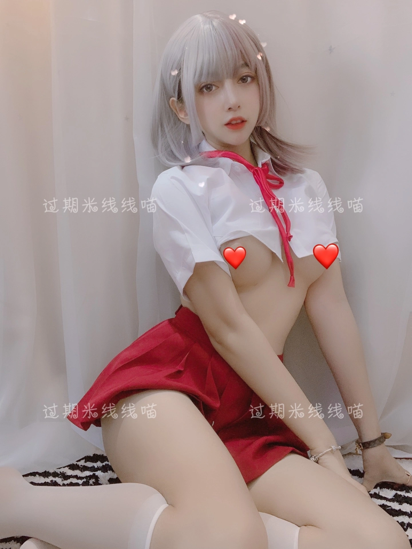 过期米线线喵 - NO.052 红色JK 2
