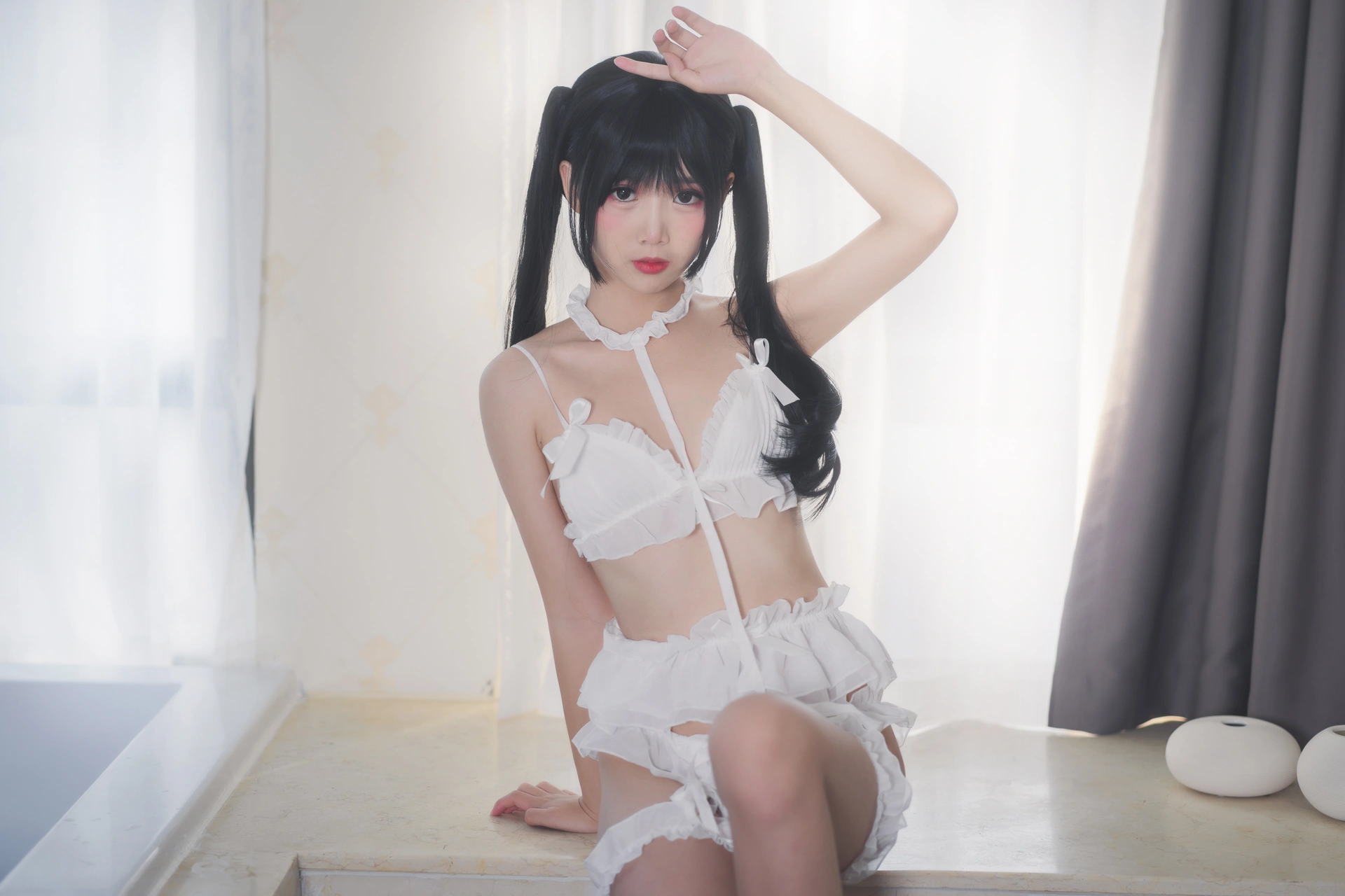面饼仙儿 - NO.015 脑内少女 白内衣 1