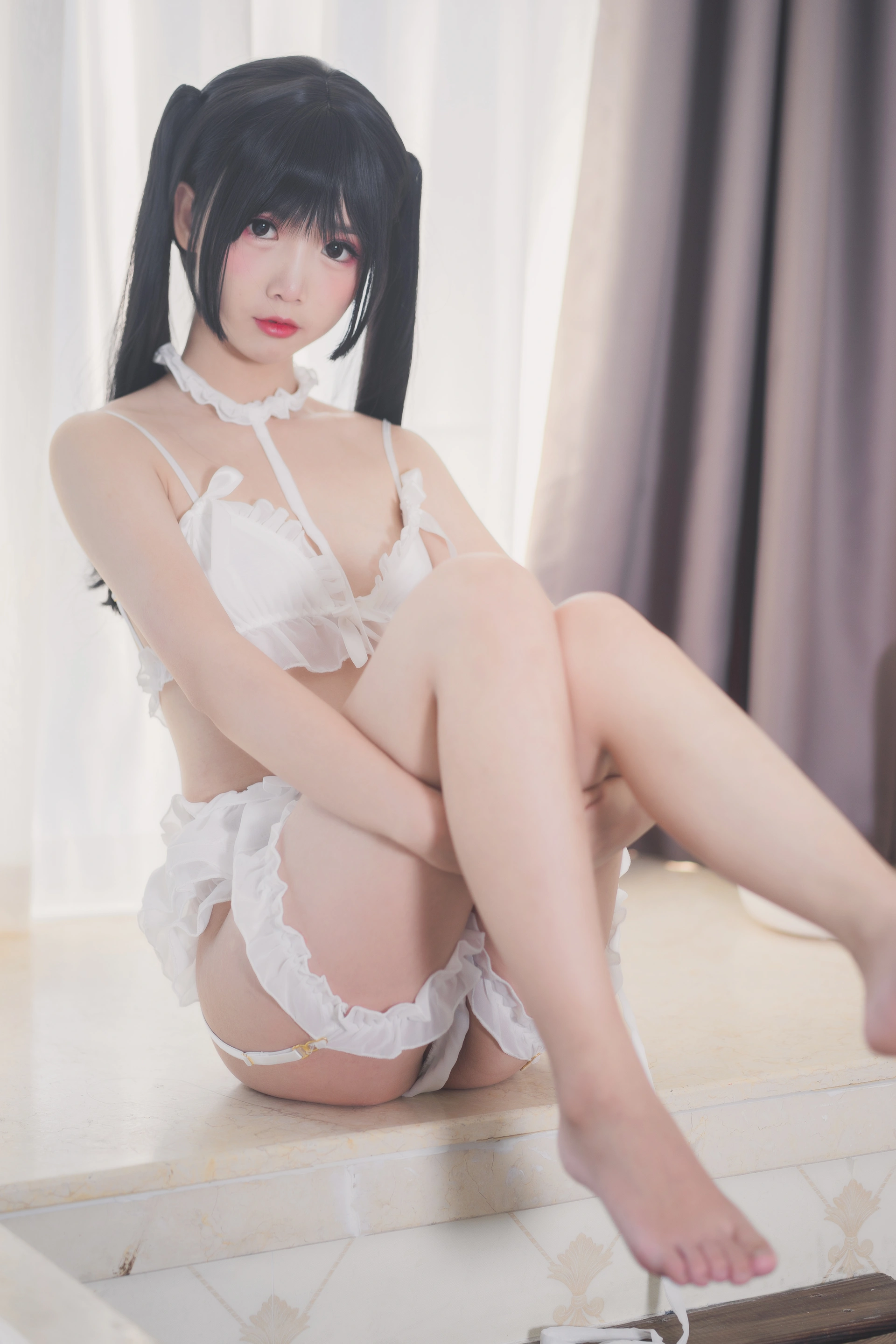 面饼仙儿 - NO.015 脑内少女 白内衣 3