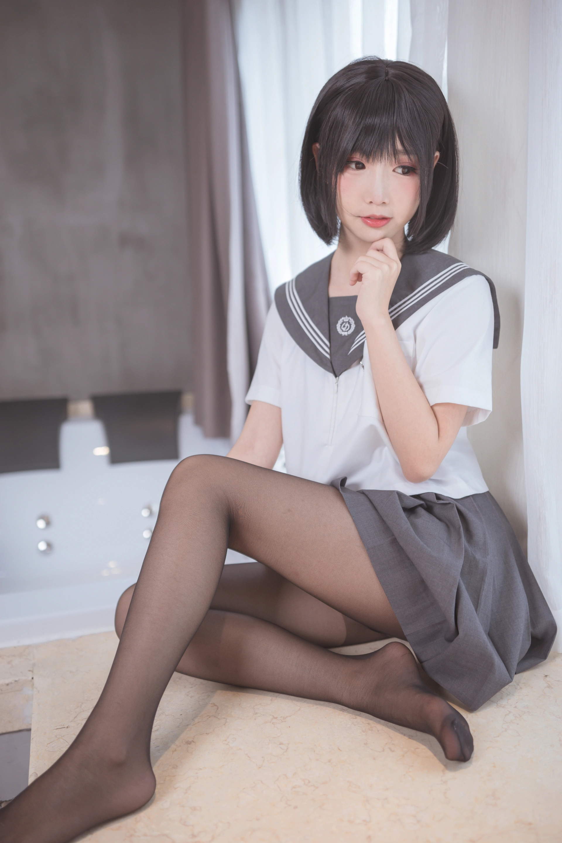 面饼仙儿 - NO.016 脑内少女 黑丝JK 3