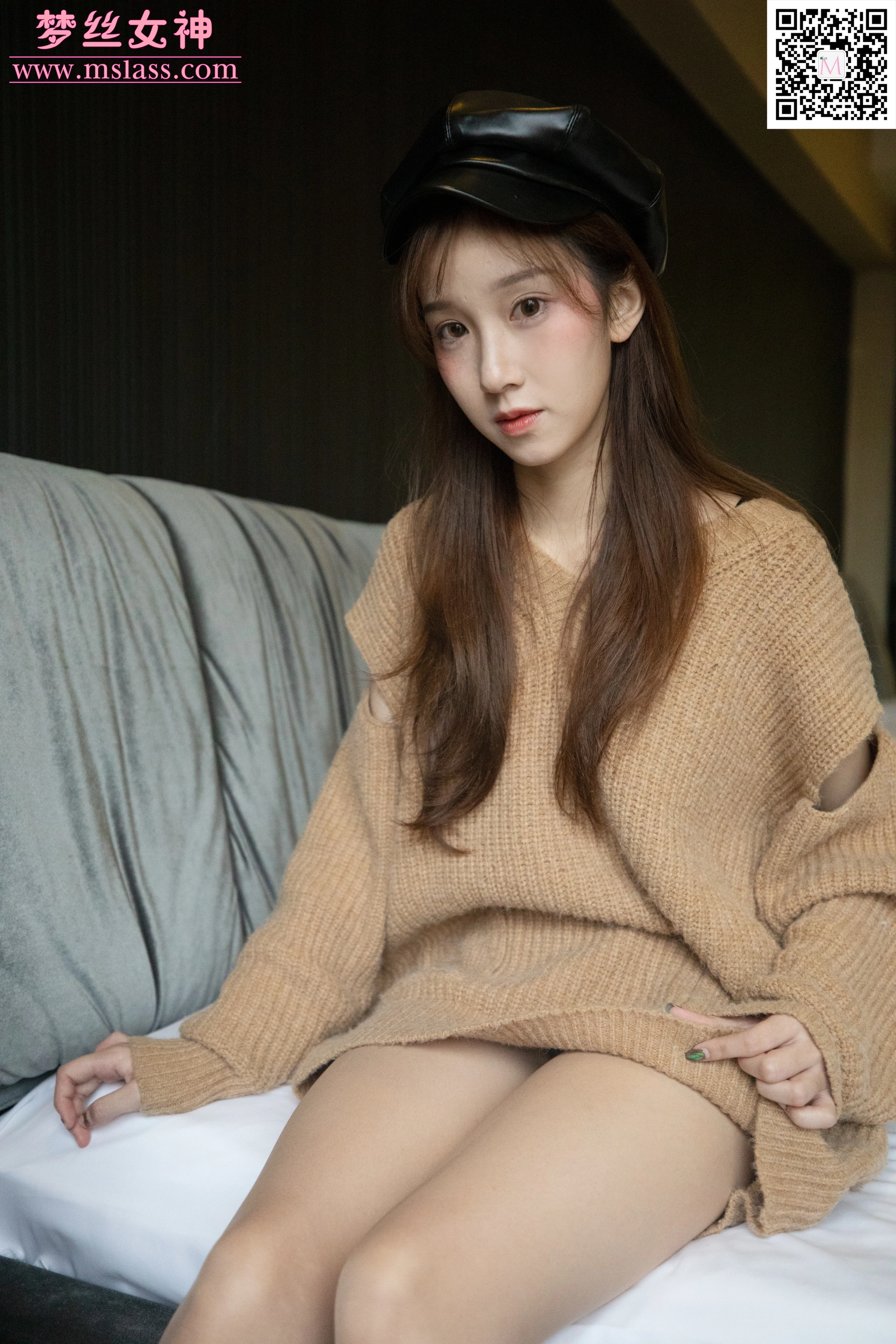 MSLASS梦丝女神 - 2019.11.29 NO.071 小都灵《左耳》电影明星脸 2