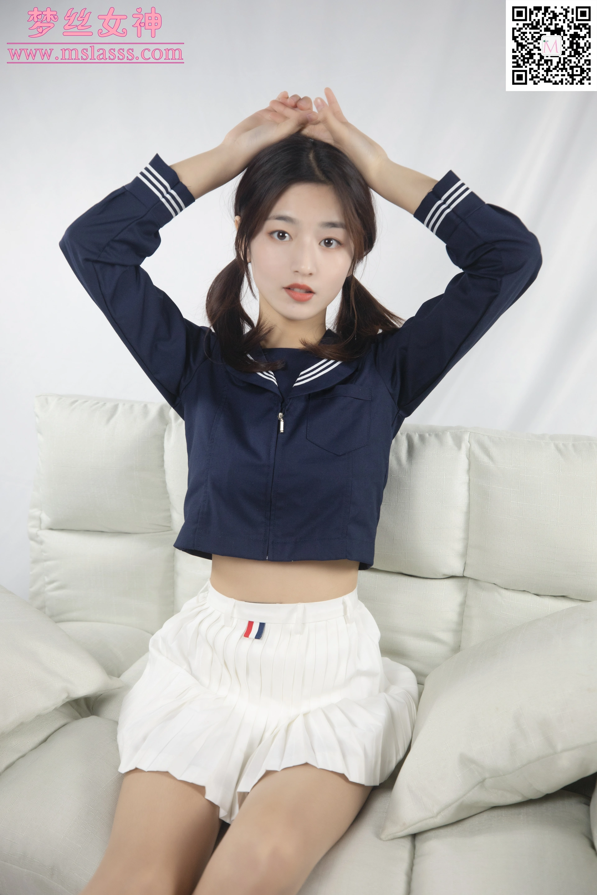 MSLASS梦丝女神 - 2019.12.19 NO.077 璇璇4 长筒袜 1