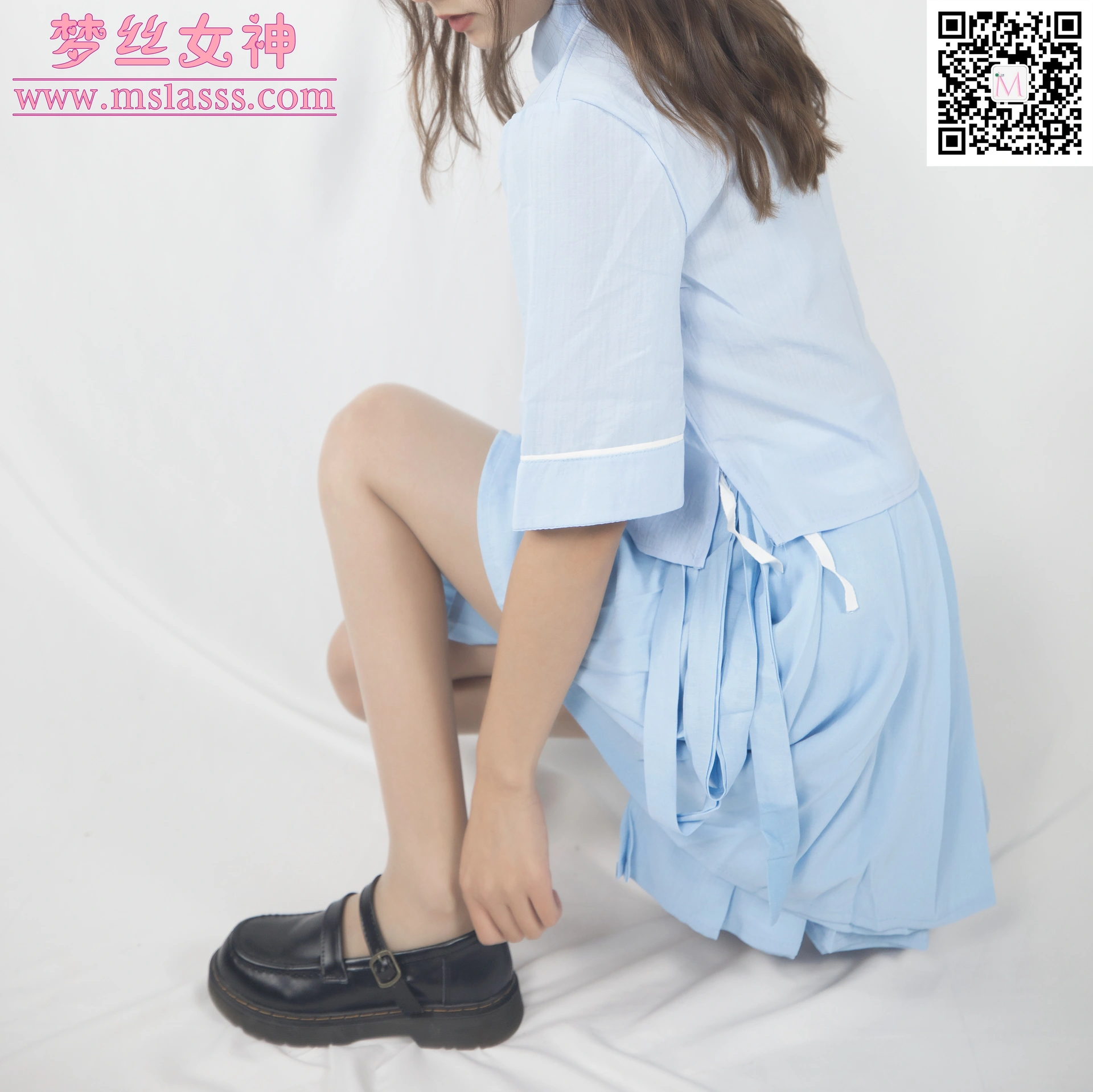 MSLASS梦丝女神 - 2020.01.01 NO.080 玥玥 蓝色仙女古装 1